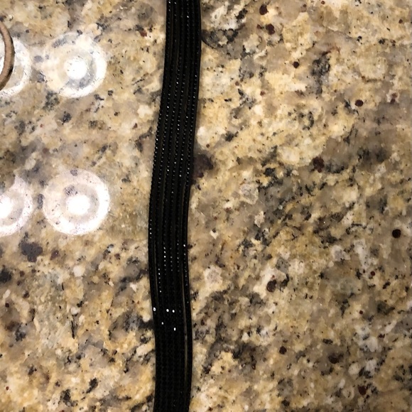 Another all black 6 strand 15’ leather wrap bracelet , new - Picture 7 of 8